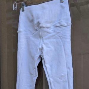 Avocado leggings in white